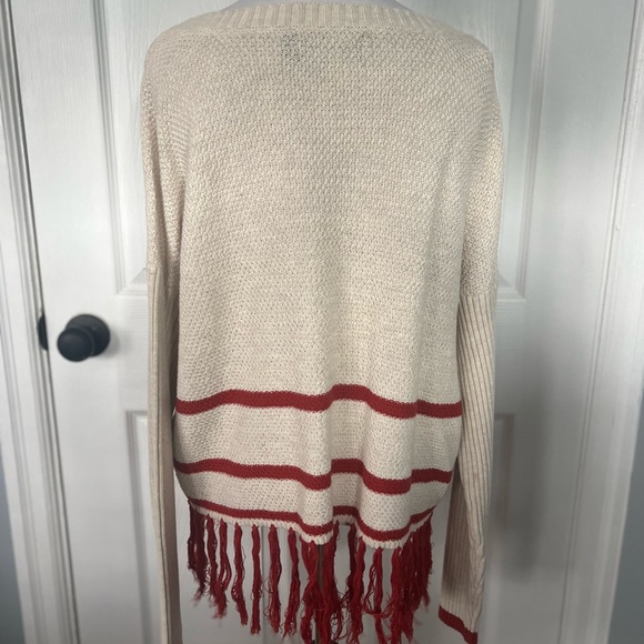 Minkpink Fringe Trim Cropped Sweater - Picture 8 of 16